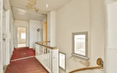 interior of old house with lead paint in portland OR before lead paint encapsulation